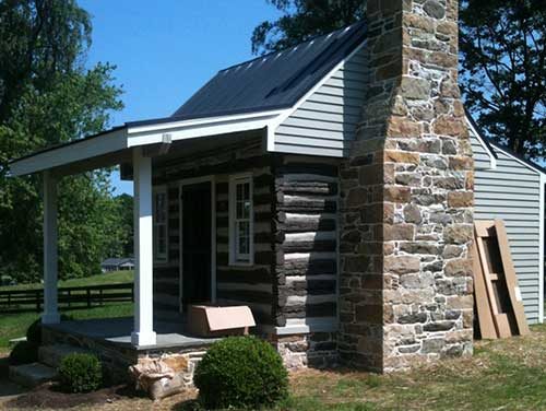 log cabin aftr restoration