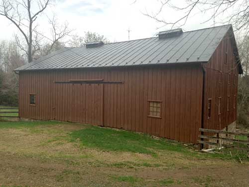 hay barn after restoration