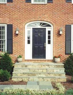 front door before remodel