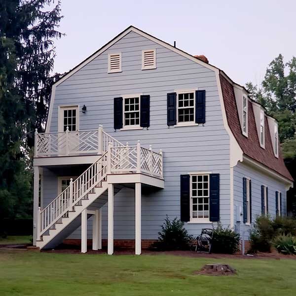renovated exterior staircase